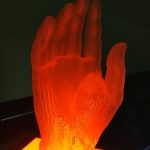 3D printed translucent PLA